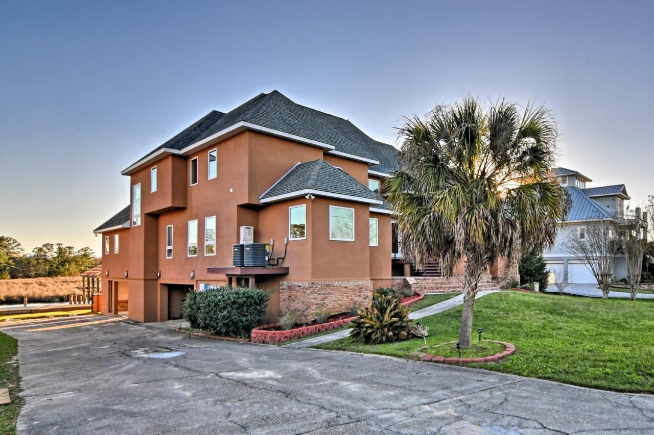 Gorgeous Ocean Springs Waterfront Home With Dock! Exterior foto